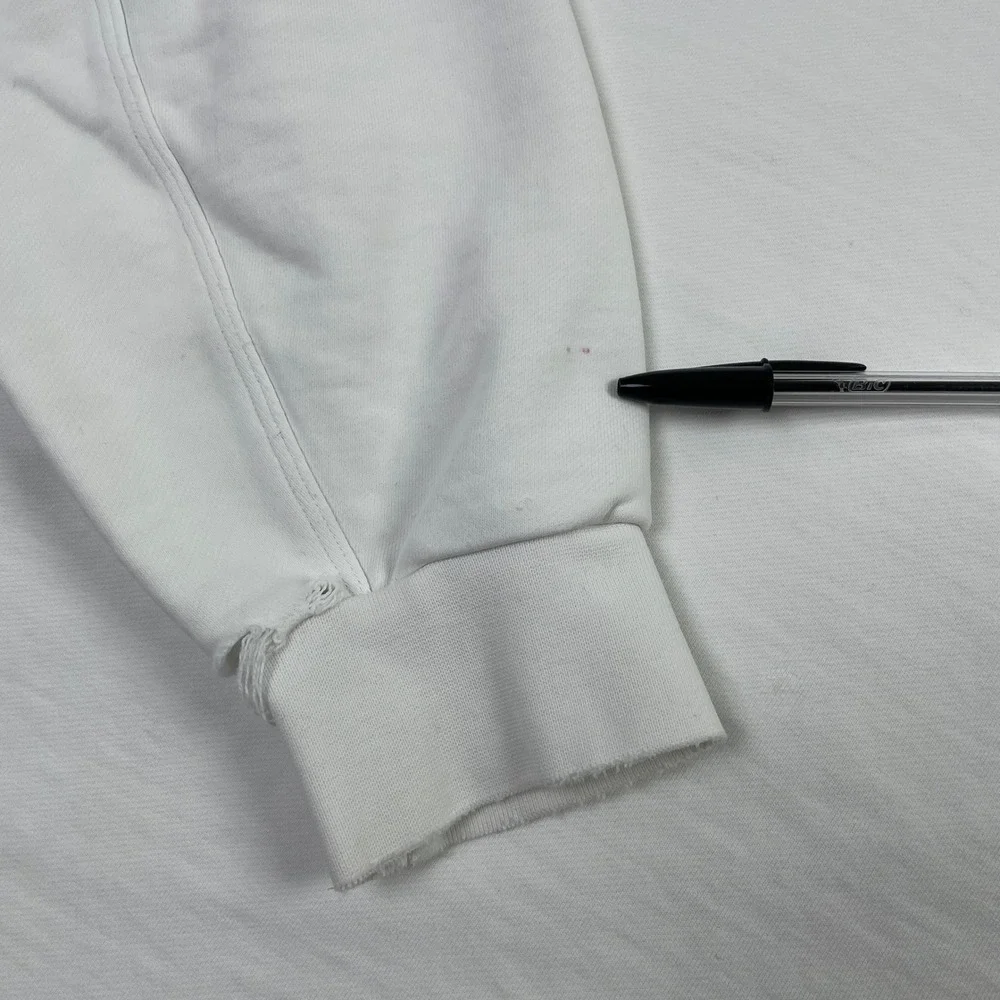 Lululemon Sweater Womens Large White Perfectly Oversized Crew Sweatshirt Terry L